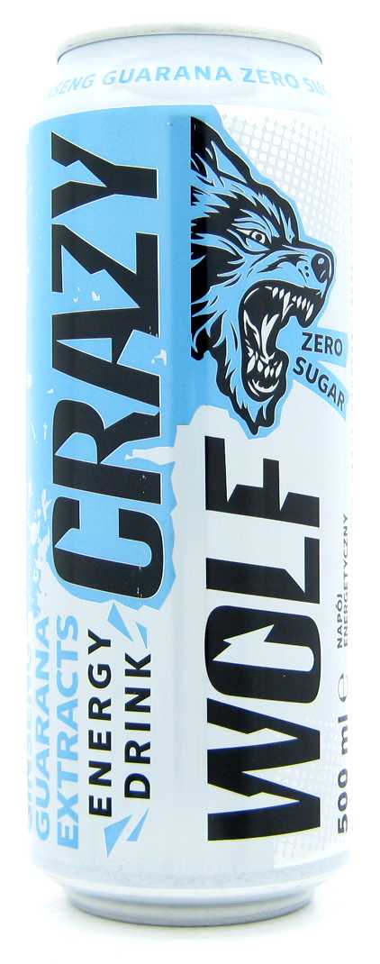 Crazy wolf Zero sugar Ginseng guarana