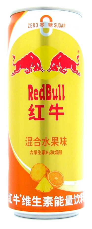 Red Bull China Orange pineapple