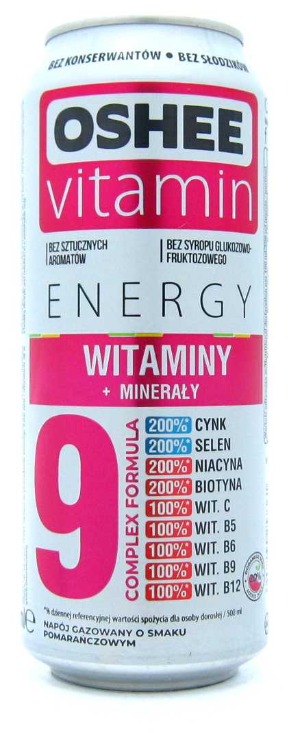 Oshee Vitamin Energy 9 complex formula